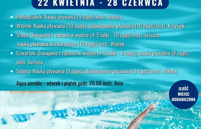 Zapraszamy na nowe kursy. Start już 22 kwietnia